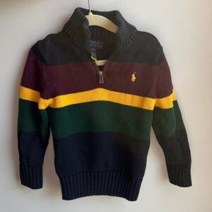 Polo by Ralph Lauren Kids Sweater - Black, Purple, Yellow, Green